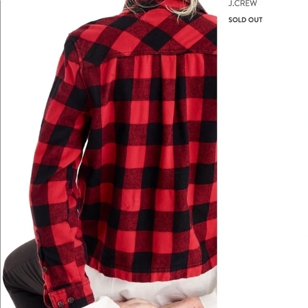 J.Crew Buffalo Plaid Shacket Shirt Jacket XS